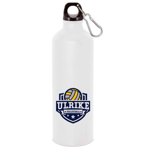die stadtmeister Sports Water Bottle Aluminium 800 ml with Choice