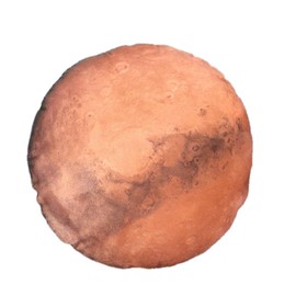 Cosmic Tree Planet Cushion Solar System Earth Moon Round Shape (30cm, Mars)