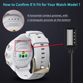 ukiism Charger Cable for Suunto Watch, 3.3FT Magnetic USB Charging Cable Compatible with Sunnto 9/D5,/EON Core, Spartan Ultra/Sport/Sport Wrist HR/Sport Wrist Baro.