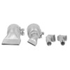 4 Pcs Set Hot Air Gun Nozzle 2Pcs Flat Wide