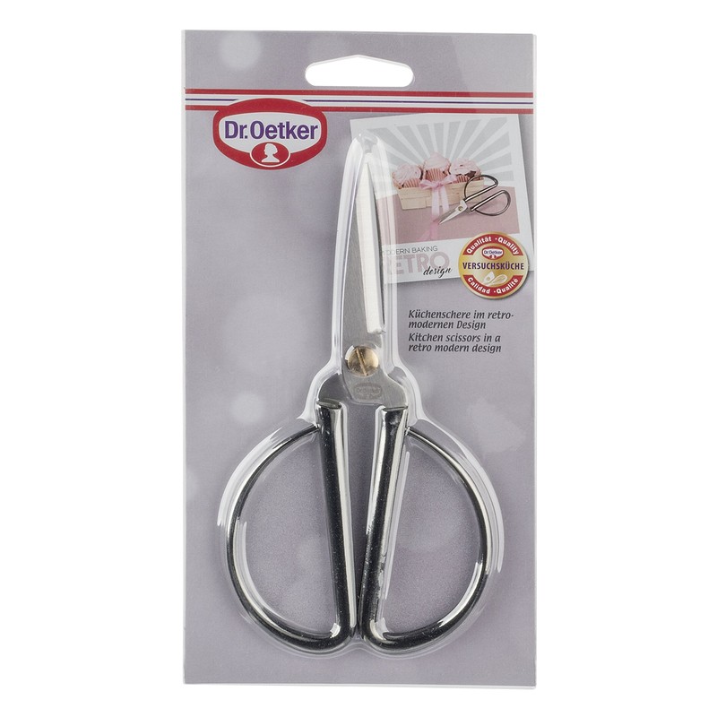 Dr. Oetker 4615 Retro Kitchen Scissors 17 cm Stainless Steel