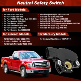 SWITCHRISE Automatic Transmission Neutral Safety Position Switch for Ford F150 F250 F350 E150 E250 E350 E450 for Ranger Explorer Expedition for Mustang for Lincoln Navigator F7LZ-7F293-AB