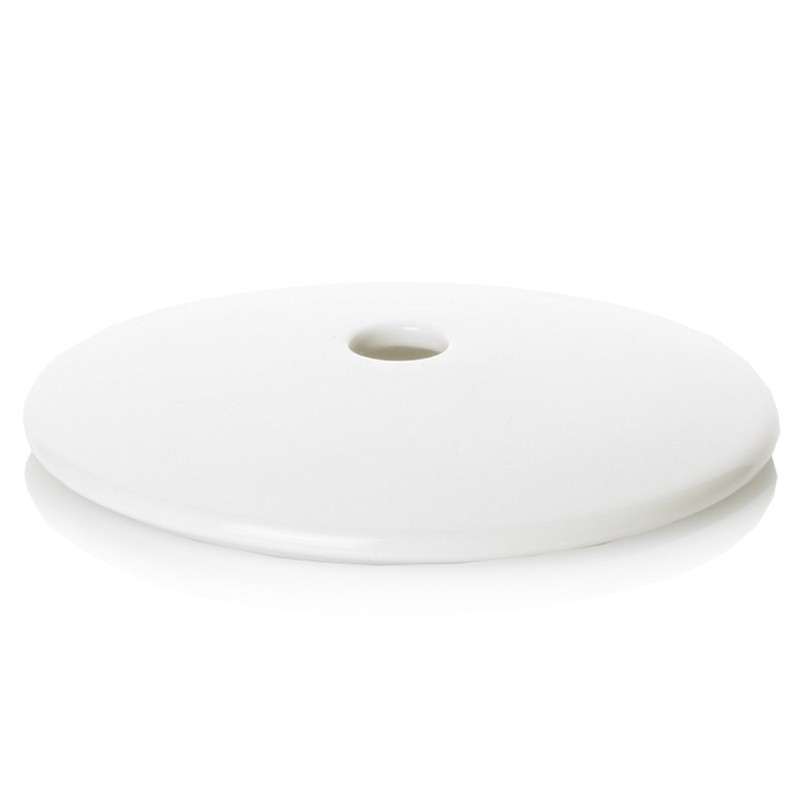 Tea Forte Cafe Cup White Porcelain Tea Cup and Lid,