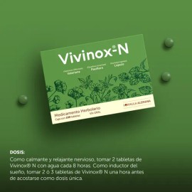 Vivinox-N Medicamento Herbolario 100 Tabletas