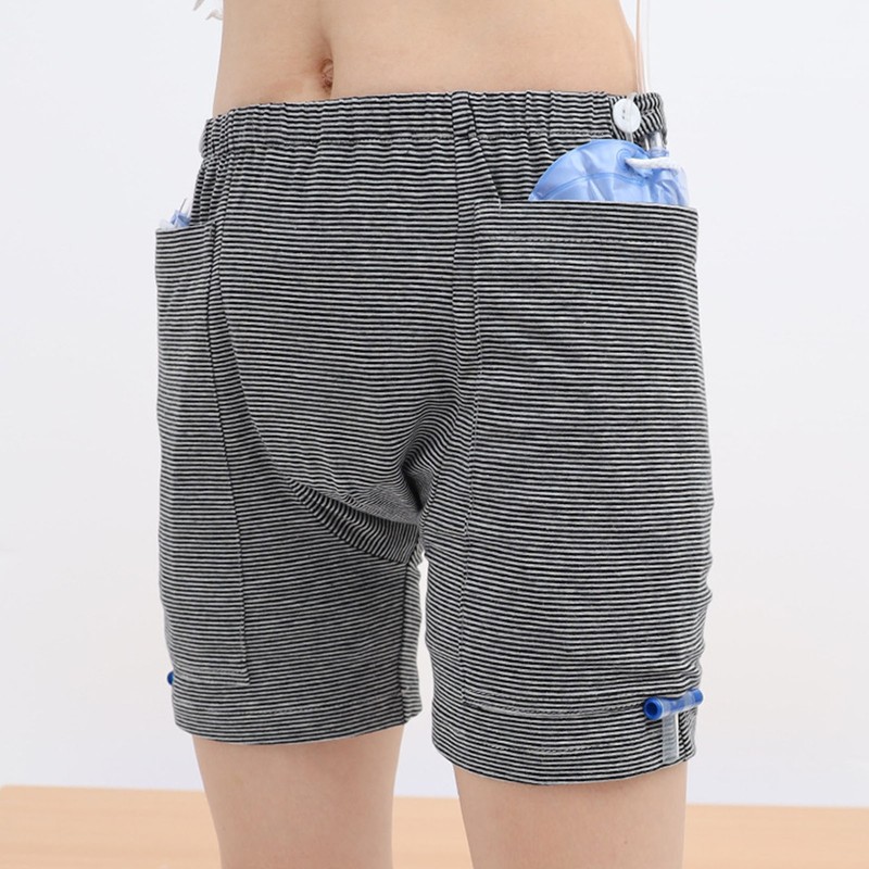 Female Urine Bag Pants Incontinence Care Double Pocket Fit 2000ml
