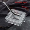 GeKLok Caviar Spoon, Egg Strainer, Spoon Filter, Stainless Steel Strainer