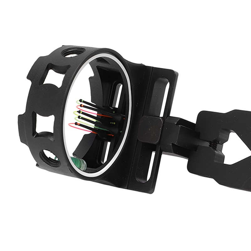Compound 5 Pin Bow Sight with Adjustable Spirit Level Archery