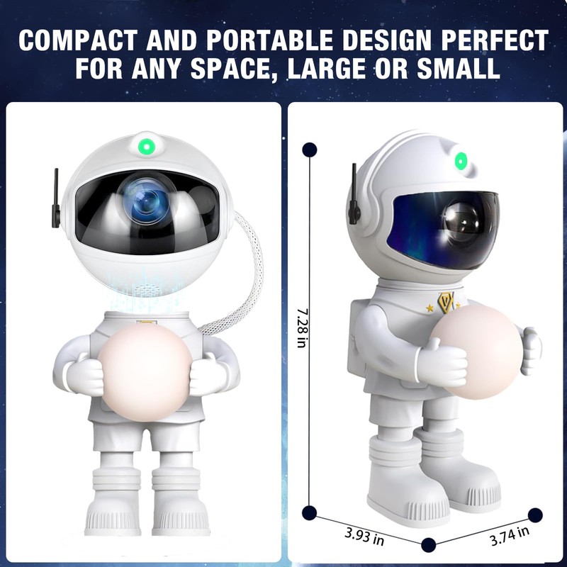 Astronaut Galaxy Star Projector Night Light - Astronaut Space Projector