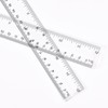 Unjoo Clear Plastic Ruler 12 Inch Straight Rulers, Shatterproof Ruler