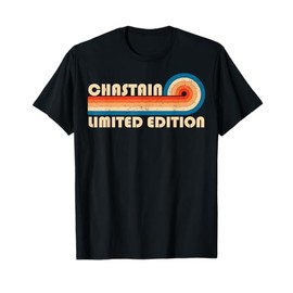 CHASTAIN Surname Retro Vintage 80s 90s Birthday Reunion T-Shirt