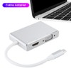 Cable Adapter Converter 4 in 1 TypeC to HDMI DVI