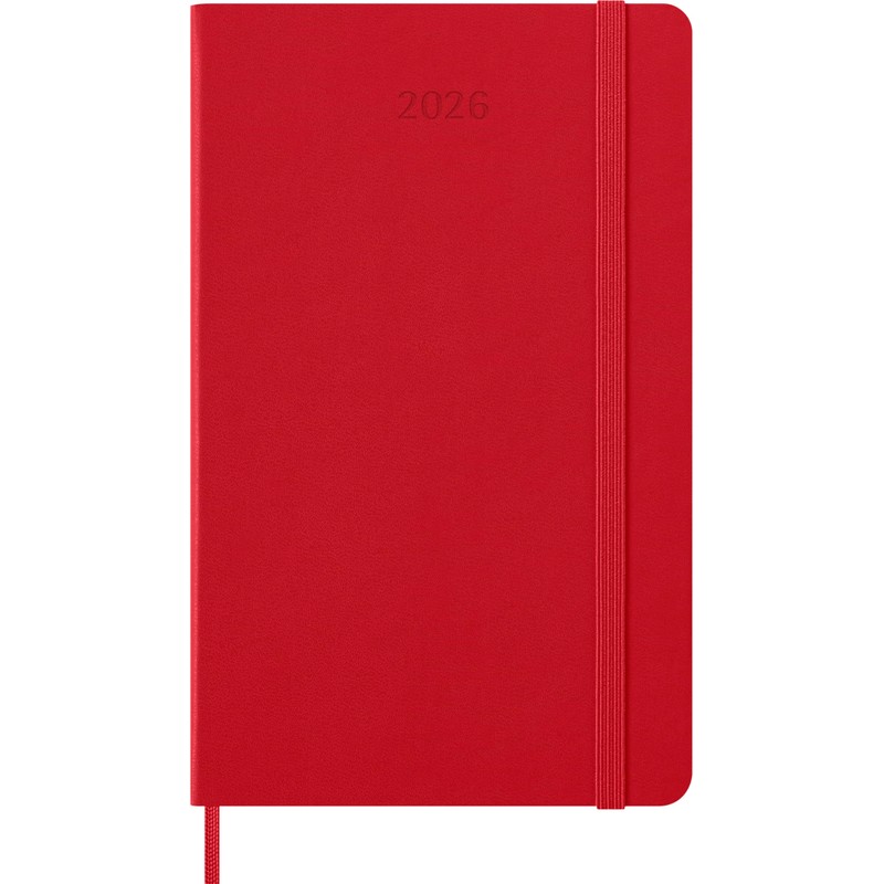 Moleskine Classic 12 Month 2026 Daily Planner, Hard Cover, Large
