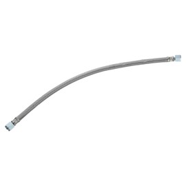 uxcell Air Compressor Exhaust Tube, 5/8" Thread Dia 31" Length Compressor Hose Stainless Steel Hose Air Tube Compressor Hardware Accessories Replacement Parts(Flared Mouth)