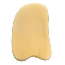 TOVINANNA Portable Guasha Tool Massager for Face Body Natural Horn Scraping Board