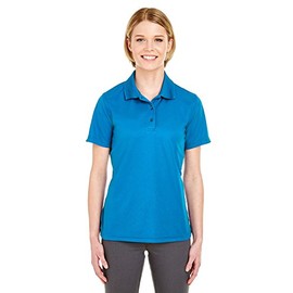UltraClub Ladies' Cool & Dry Mesh Piqué Polo M PACIFIC BLUE