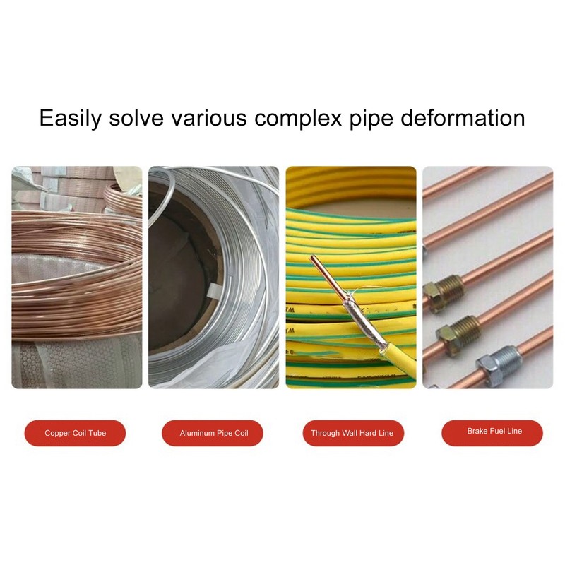 Brake Line Straightening Tool Pipe Wire Handheld Tubing Straightener Fuel