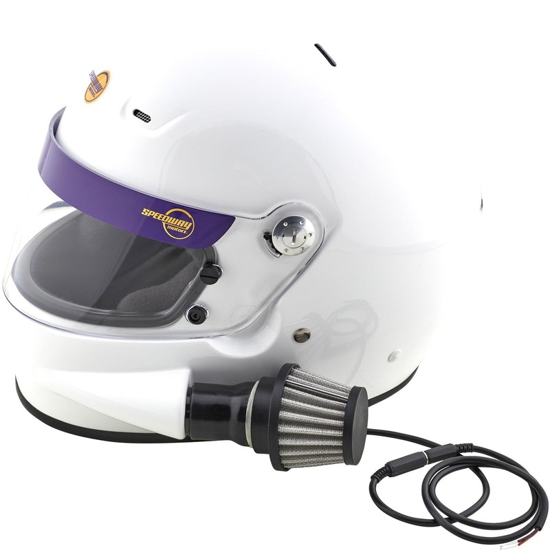 Tru-Air Mini Pumper Racing Helmet Blower Breather with Washable Filter,