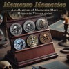 RYUKENLM Memento Mori Coin 3D Skull Challenge Coins Daily Stoic