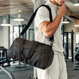 Duffle Bag for Travel and Sport - Gym Bags for Men with Shoe Compartment, Weekender Bags for Women to Carry On