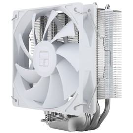 Thermalright Assassin X 120 SE White CPU Cooler, 4×6mm Heat Pipes, 120mm PWM Quiet Fan CPU Air Cooler with S-FDB Bearing, AGHP Technology, for AMD AM4 AM5/Intel 1700/1150/1151/1200(AX120SE White)
