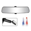 Unbranded Car Mirror Adjustable Wide Long Safety Universal Adhesive Kit