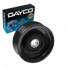 Dayco Grooved Pulley Drive Belt Idler Pulley compatible with Nissan Frontier 2.5L L4 2006-2017
