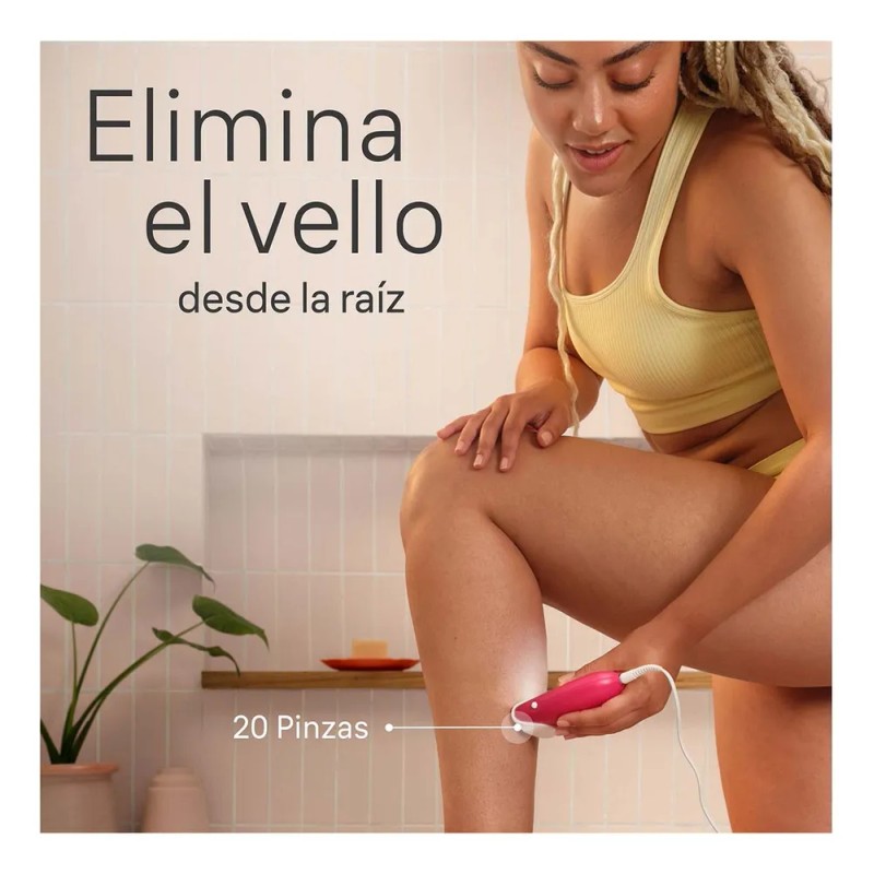 Braun Silk-épil 3, Depiladora Eléctrica Para Mujer 3en1 Rosa