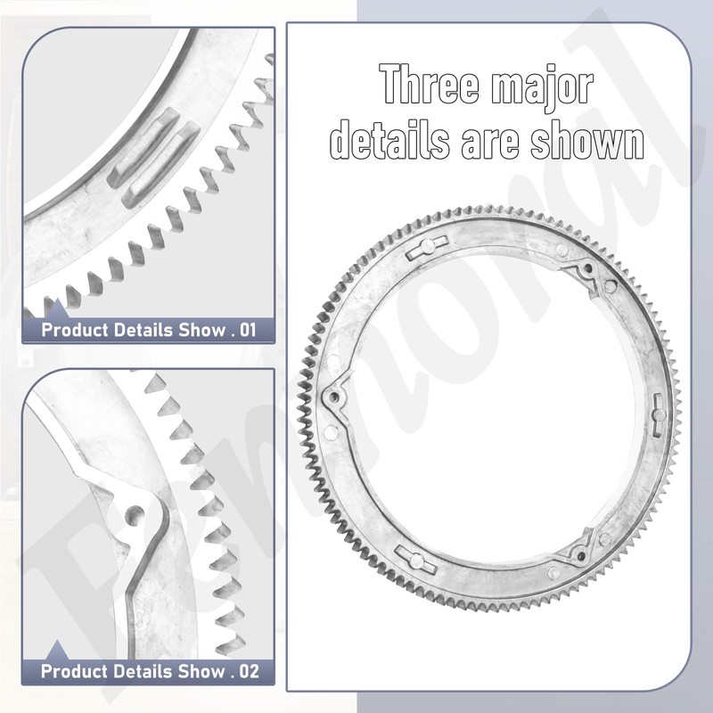 Fennoral Upgraded Aluminum Alloy 499612 Ring Gear Compatible with B