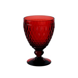 Villeroy & Boch Boston coloured Wasserglas Red, Kristallglas, 144mm