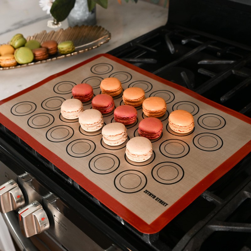 Macaron Silicone Baking Mats - Set of 10 - Full