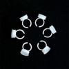100 Pieces Eyelash Glue Holder Rings Cups Pigment Rings False