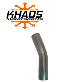 Khaos Motorsports 2 End Expanded 2.5" 22.5 Degree Exhaust Mandrel Bend Aluminized Steel MADE USA