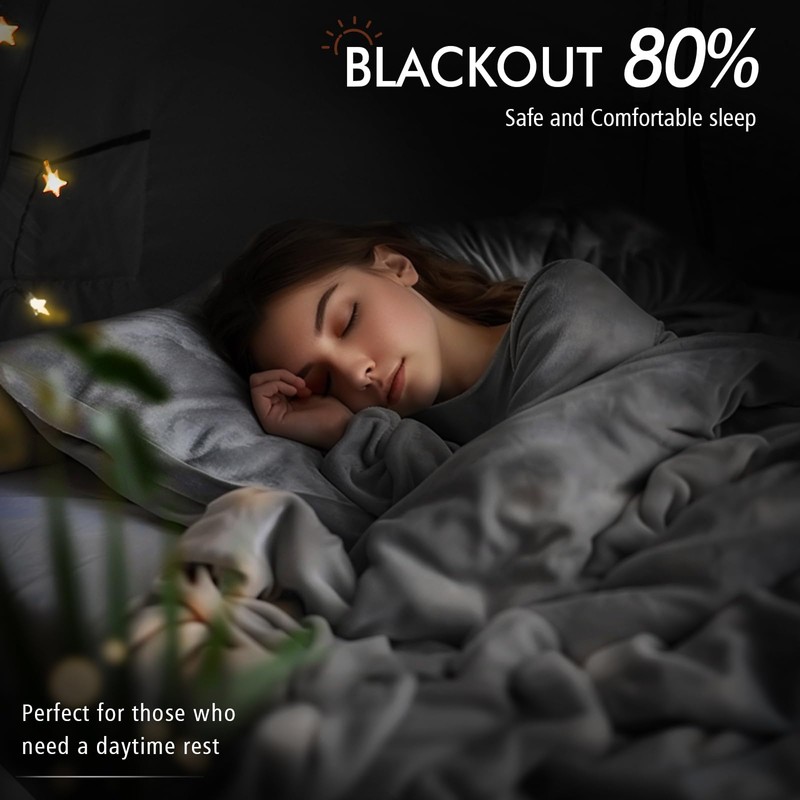 RIYDH Bed Tent Bed Canopy Breathable 100% for Adult and