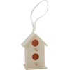 8 DECORATIVE BIRD HOUSE HANGING WOODEN BIRD HOUSE Craft Decorating