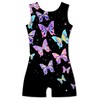 ACOCOPY Leotards for Girls Butterfly Printed Gymnastics Bodysuit Quick Dry