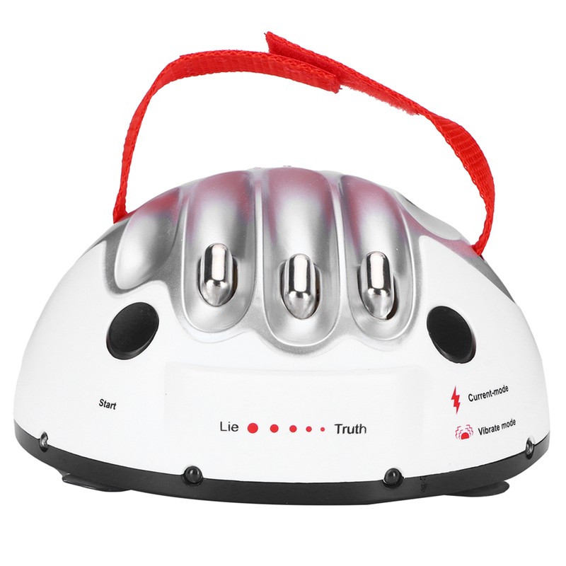 Miniature Electric Shock Heartbeat Lie Detector Toy Tricky Desktop Party