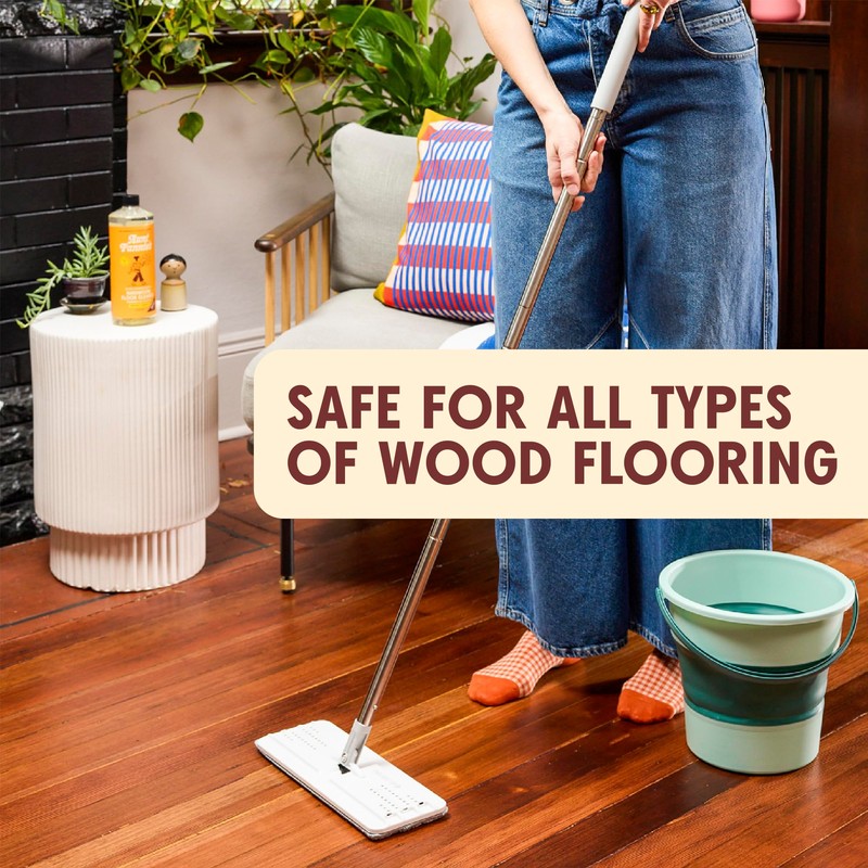 Aunt Fannie's Ultra Concentrated Hardwood Floor Cleaner, Vinegar-Free Plant Based