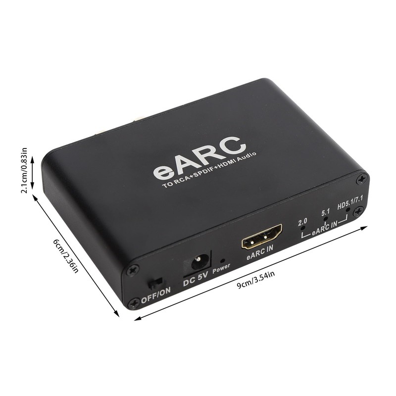 EARC ARC Extractor for HDTV Speaker Amplifier, Convenient EARC ARC