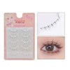 Lower Eyelashes, Natural 5 Pairs of Eyelashes, Popular, Clear Axis,