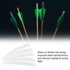 PATIKIL Arrows Vanes 50 Pack 5 Inch Arrow Turkey Feather