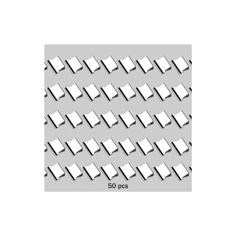 50 Pieces Silver Binder Clips, Reusable Clips, Paper Clam Clips