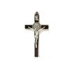 8" Brown Enamel St. Benedict Crucifix - Boxed (SFI CX202BR)