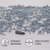 (Pack of 100) Galvanised Steel 3.0 x 16 mm Wood