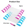 2Pcs Inflatable Pool Floats Adult Size Water Hammock,4 in 1