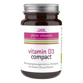 GSE Vitamin D3 compact, 60 tablets, 30 g (6)