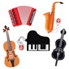 BorlterClamp 32 GB USB Flash Drive with Cute Musical Instrument