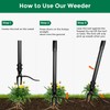 Stand Up Weeder Puller Tool with Long Handle - Heavy