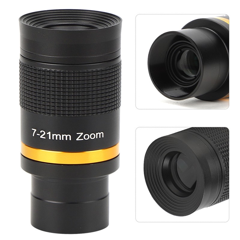 Astronomical Telescope 7‑21mm Continuous Zoom Eyepiece Observation 1.25 Inch/31.7 MM
