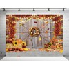 DHXXSC 10X8FT Fall Thanksgiving Backdrops Fall Pumpkin Harvest Barn Backdrop
