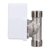 G1/2 Water Inlet Solenoid Valve Anti Backflow Removable Filter Screen